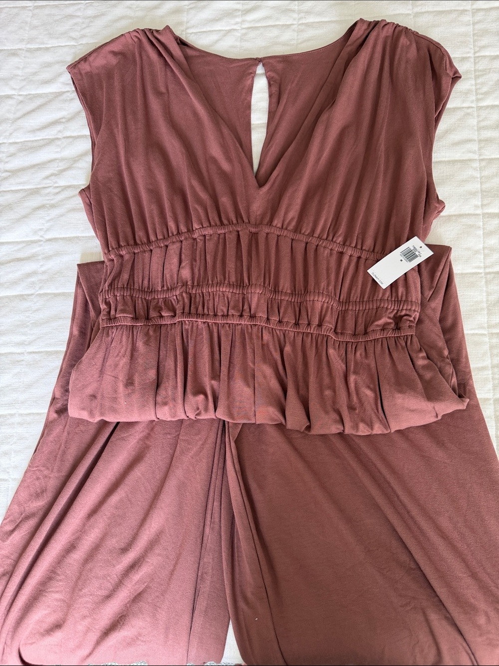 Old Navy Wide Leg Jumpsuit in Dusty Rose